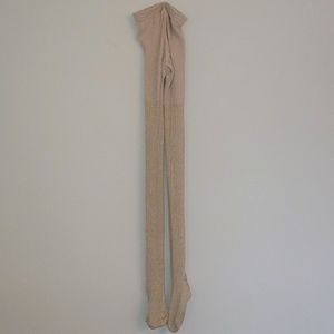 THE CHILDREN’S PLACE TAN WITH GOLD GLITTER LEGGINGS SIZE 6-7